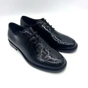 Fendi | Shoes | Fendiff Vernice Chain Link Laceup Oxfords  display picture 1